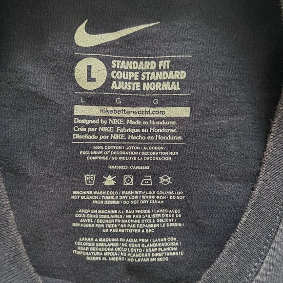 Nike Motor City Detroit Tigers Sleeveless T-Shirt Large Blue Athletic Muscle Tee - Picture 6 of 9